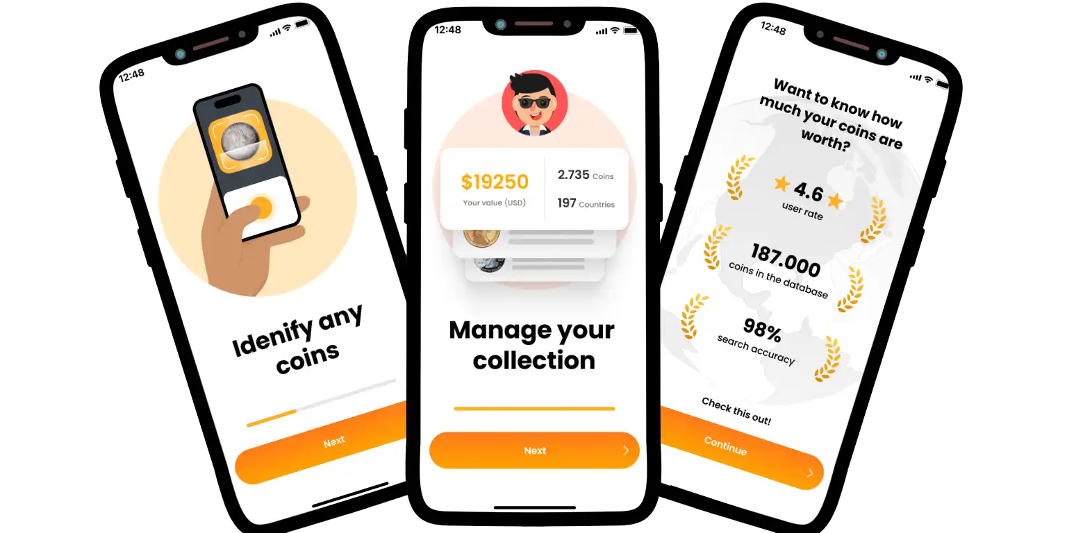 Coin ID Scanner features