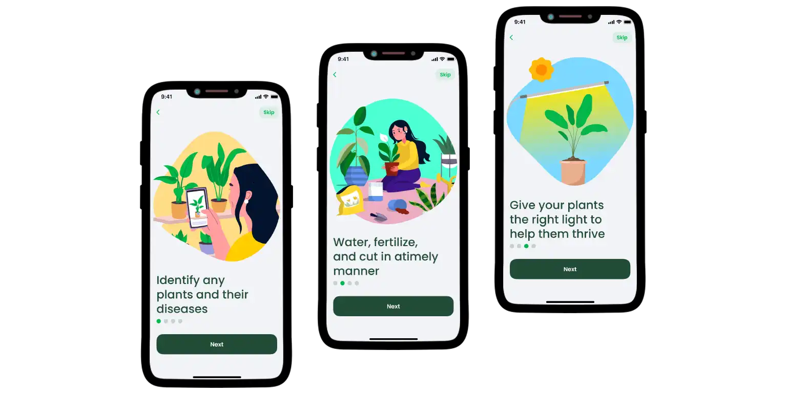 AI Plant Finder features